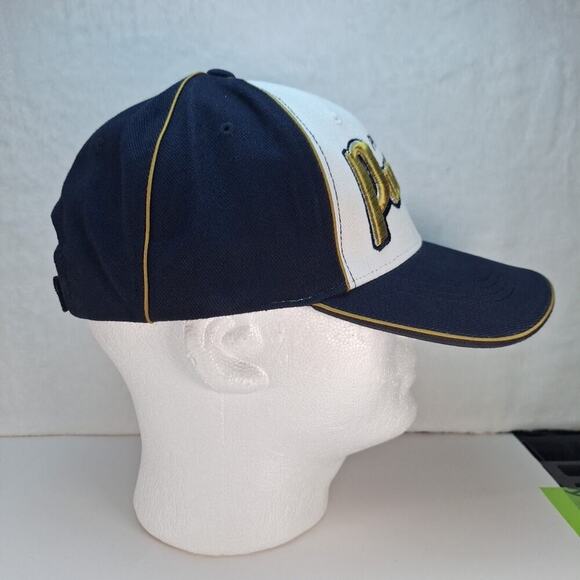 Pittsburgh Pitt Panthers Adjustable StrapBack Hat Cap Blue Gold NCAA Cotton - Picture 5 of 9